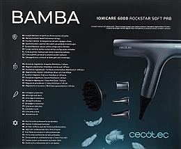 Фен для волосся - Cecotec Bamba IoniCare 6000 RockStar Soft Pro — фото N2