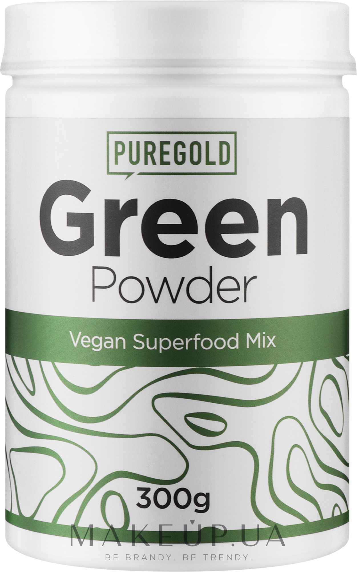 Вітамінний комплекс із овочевих та фруктових порошків - PureGold Green Powder — фото 300g
