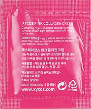Зволожувальний крем для обличчя з колагеном - XYcos Pink Collagen Cream (пробник) — фото N2