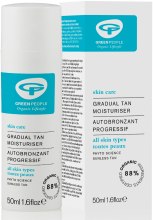 Парфумерія, косметика Крем з ефектом автозасмаги для обличчя - Green People Gradual Tan Moisturiser