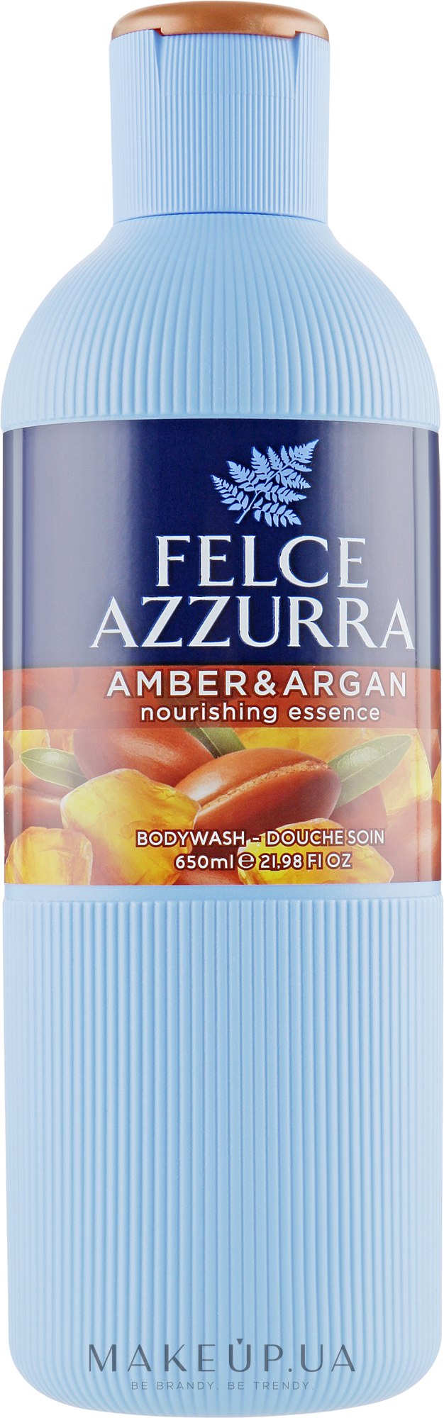 Гель для душа - Felce Azzurra Ambra & Argan Nourishing Essence — фото 650ml