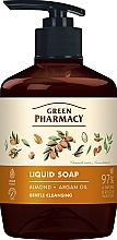 Жидкое мыло "Миндаль и аргановое масло" - Green Pharmacy Liquid Soap  — фото N1