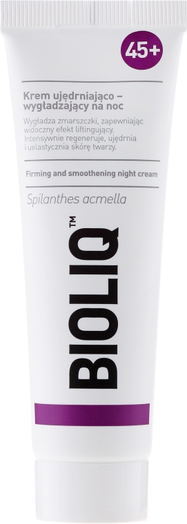 Нічний зміцнювальний та розгладжувальний крем - Bioliq 45+ Firming And Smoothing Night Cream — фото N2