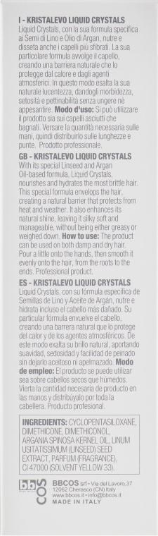 Рідкі кристали для волосся - Bbcos Kristal Cristalli Liqudi — фото N3