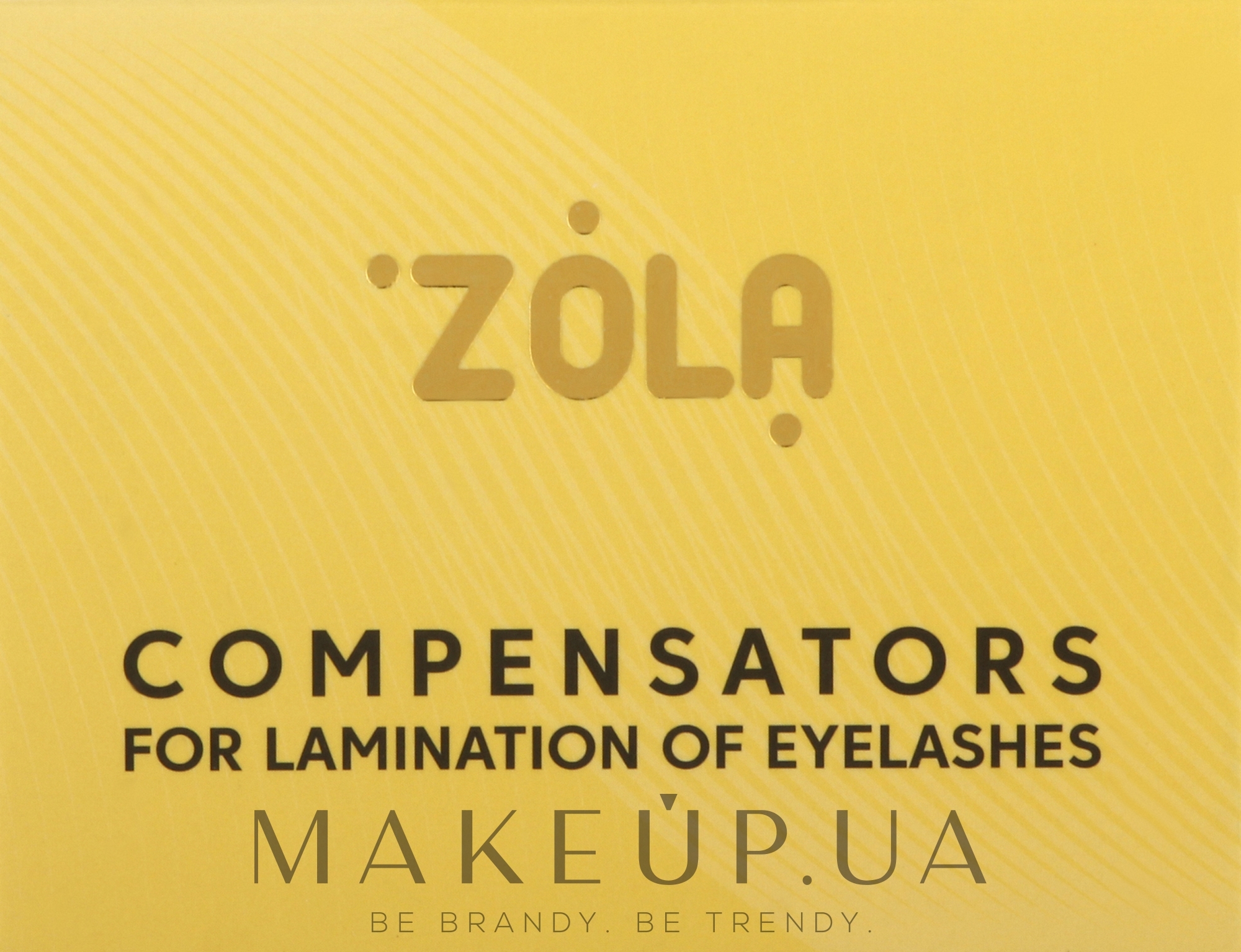 Компенсатори для ламінування вій, жовті - Zola Compensators For Lamination Of Eyelashes — фото 2шт