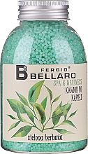 Пом'якшувальні кульки для ванни "Зелений чай" - Fergio Bellaro Green Tea Bath Caviar — фото N1