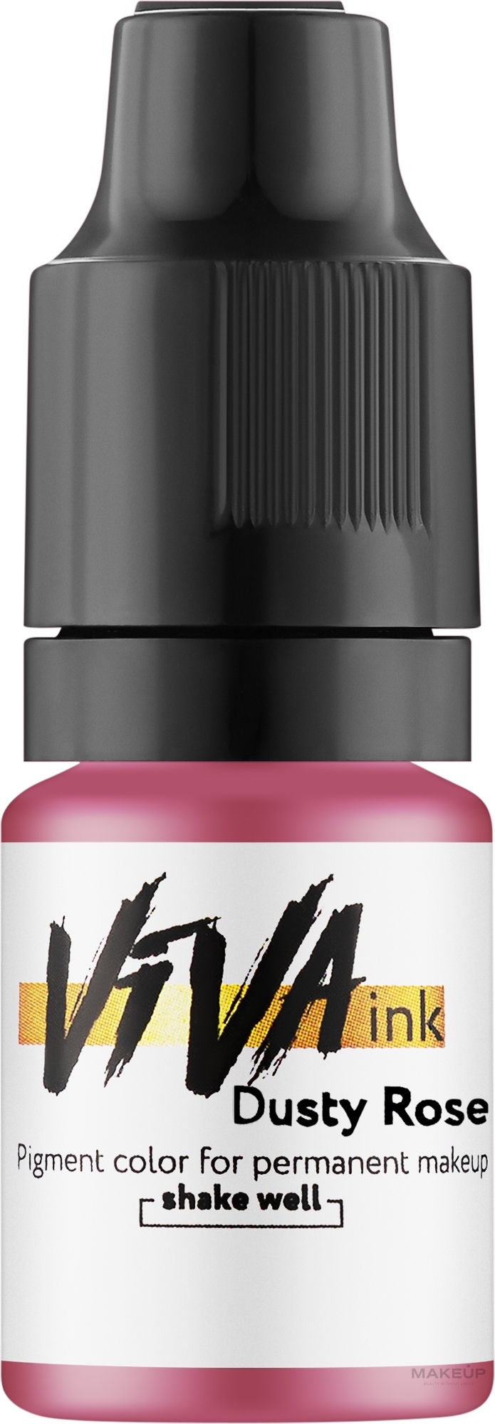 Viva ink Lips Dusty Rose - Пігмент для перманентного макіяжу губ, 6 мл — фото 6ml