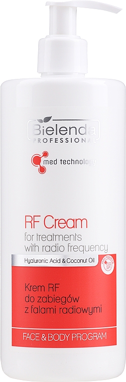 Контактный крем для RF лифтинга - Bielenda Professional Face&Body Program RF Cream For Treatments With Radio Frequency
