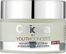 Крем для обличчя інтенсивний, проти зморщок з SPF20 - Helia-D Officina Youth Concept Rich Anti-Wrinkle Cream — фото N1