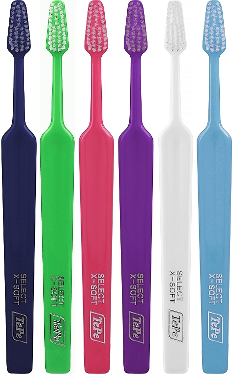 Набор зубных щеток, 6 шт., микс 4 - TePe Select X-Soft — фото N1