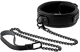 Ошейник с поводком - Dream Toys Blaze Collar And Leash Black — фото N2