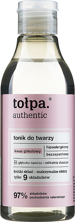 Тонік для обличчя - Tolpa Authentic Tonic Face