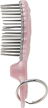 Расческа-брелок детская, светло-розовая - Tangle Angel Baby Brush Pink — фото N3