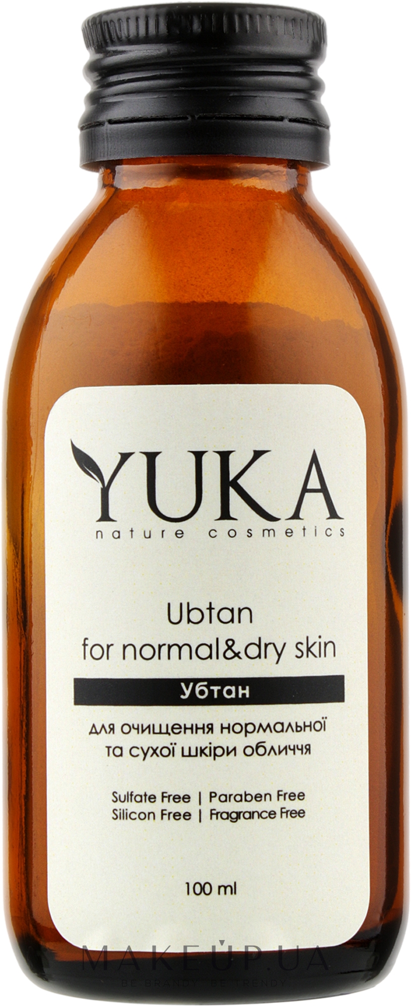 Убтан для нормальної й сухої шкіри обличчя - Yuka Ubtan — фото 100ml