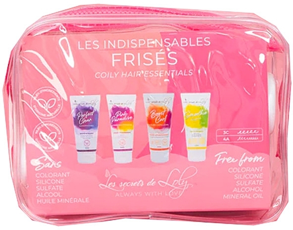 Набор, 5 продуктов - Les Secrets De Loly Coily Hair Travel Kit — фото N1