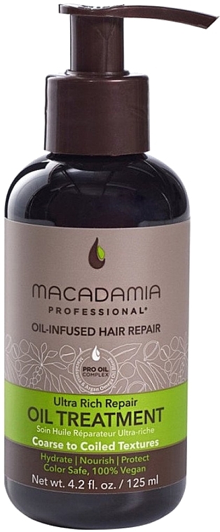 Відновлювальна олія для волосся - Macadamia Professional Ultra Rich Repair Oil Treatment — фото N1