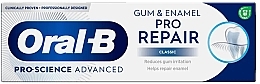 Духи, Парфюмерия, косметика Зубная паста - Oral-B Pro-Science Advanced Gum & Enamel Pro Repair Classic
