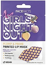 Парфумерія, косметика Маска для збільшення об'єму губ - Face Facts Girls Night Out Plumping Lip Mask