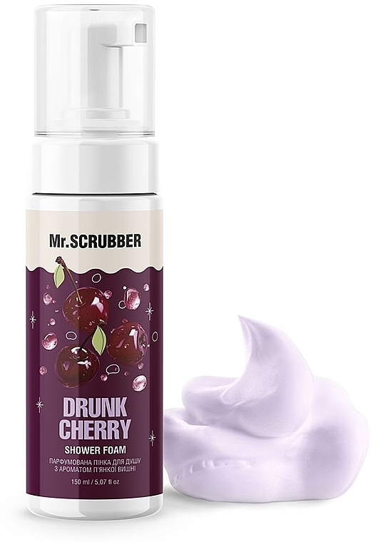 Парфумована пінка для душу - Mr.Scrubber Drunk Cherry Shower Foam