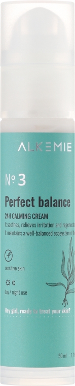 Крем для обличчя - Alkemie Perfect Balance 24H Calming Cream — фото N2