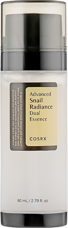 Подвійна есенція з муцином равлика й ніацинамідом - Cosrx Advanced Snail Radiance Dual Essence