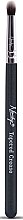 Пензлик для тіней, EB-06-OB - Nanshy Tapered Crease Brush Onyx Black — фото N1
