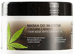 Духи, Парфюмерия, косметика Маска для волос с конопляным маслом - India Hair Mask With Cannabis Oil