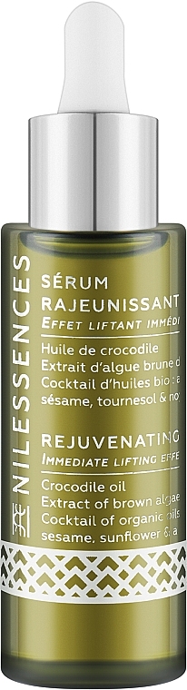 Омолоджувальна сироватка з олією крокодила - Nilessences Rejuvenating Serum — фото N1