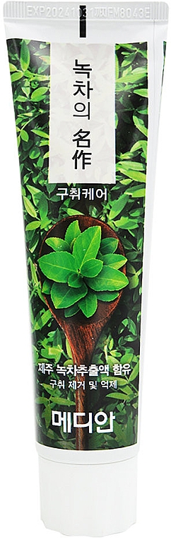 Зубная паста с экстрактом зеленого чая - Median Green Tea Energy Toothpaste — фото N1