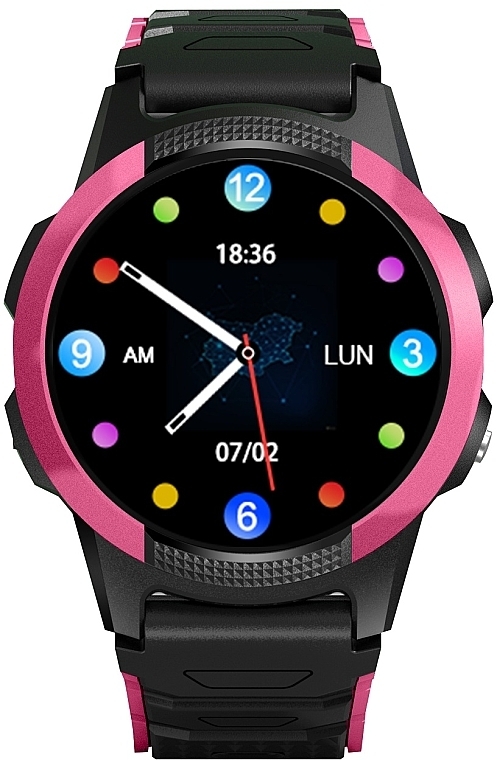 Смарт-часы для детей, розовые - Garett Smartwatch Kids Focus 4G RT — фото N2