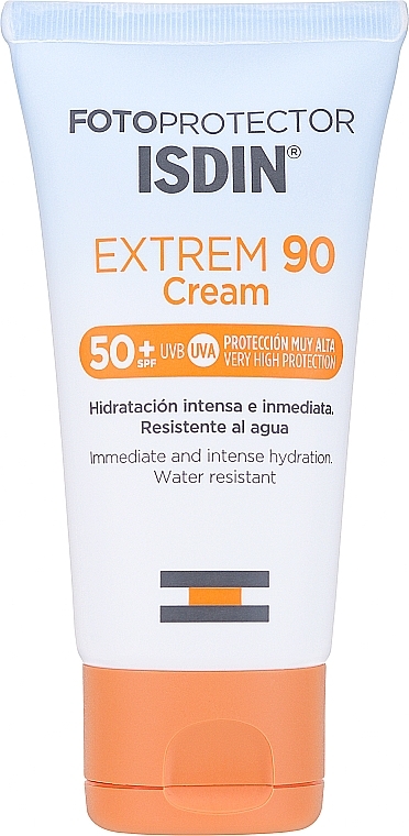 Сонцезихисний крем для обличчя для екстремальних сонячних умов - Isdin Fotoprotector Extrem 90 Cream SPF50 — фото N1
