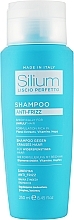 Шампунь для разглаживания и выпрямления волос с цветочными экстрактами, хмелем и витаминами А и Е - Silium Anti-Frizz Shampoo — фото N1