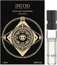 Духи, Парфюмерия, косметика Initio Parfums Oud For Happiness - Парфюмированная вода (пробник)