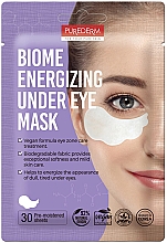 Пробиотические веганские маски для глаз - Purederm Biome Energizing Under Eye Mask — фото N1