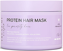 Парфумерія, косметика Протеїнова маска для волосся з низькою пористістю - Trust My Sister Low Porosity Hair Protein Mask
