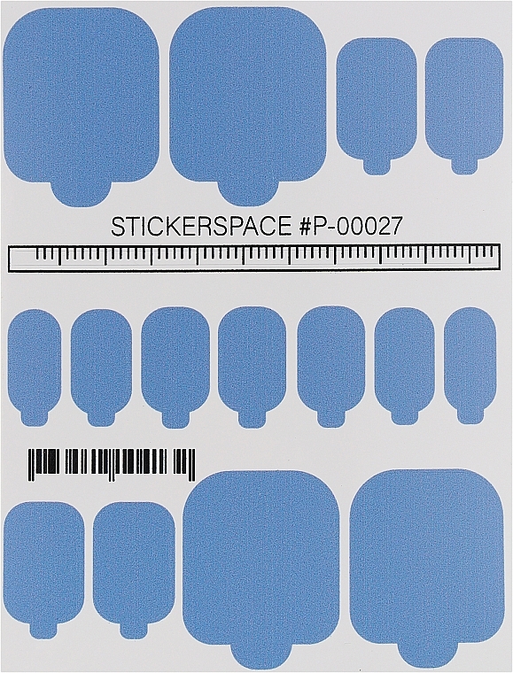 Дизайнерські наклейки для педикюру "Wraps P-00027" - StickersSpace — фото N1