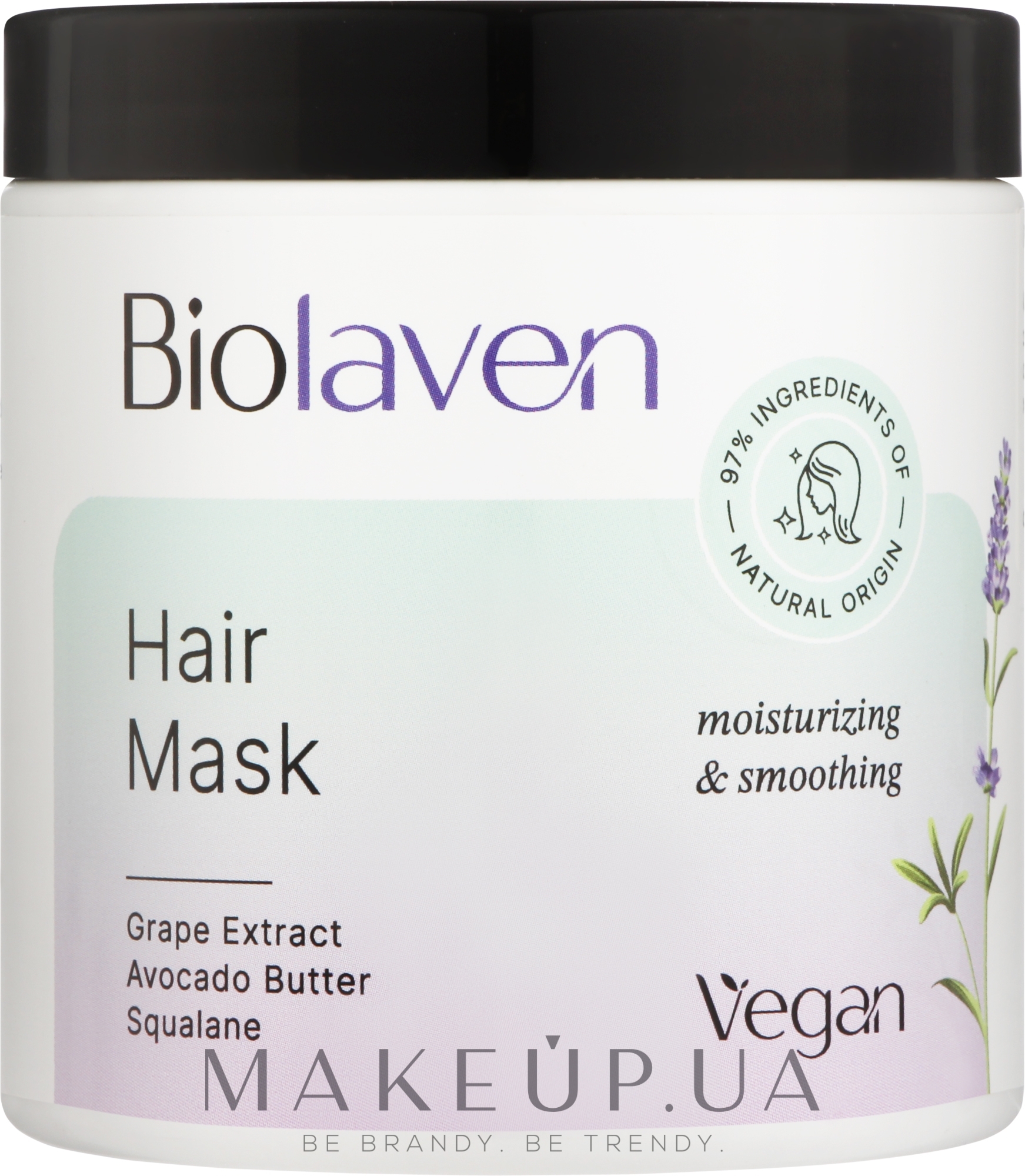 Увлажняющая маска для волос - Biolaven Moisturizing Hair Mask — фото 250ml