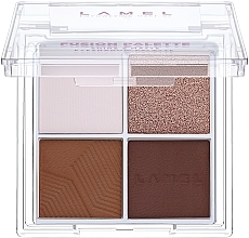 Палетка тіней для повік - LAMEL Make Up Fusion Palette Eyeshadow — фото N3