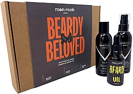 Набор - Men Rock Beardy Beloved Kit (b/wash/100ml + b/balm/100ml + b/oil/30ml) — фото N2
