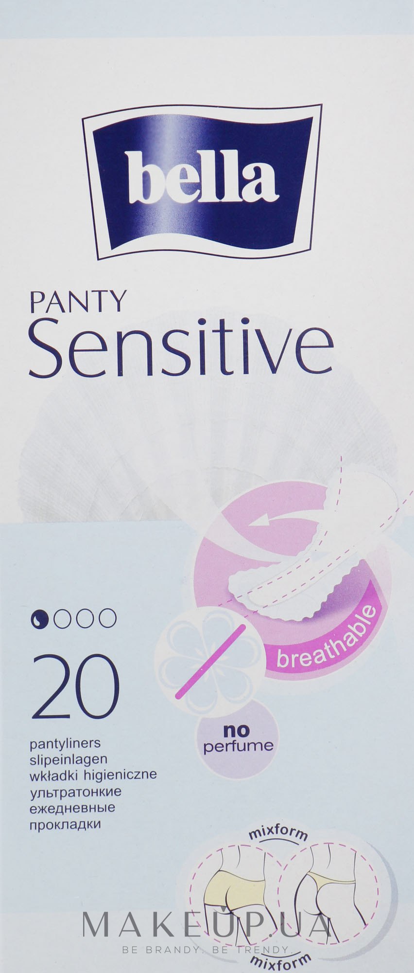 Прокладки Panty Sensitive, 20шт - Bella — фото 20шт