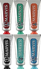 Набір зубних паст - Marvis Toothpaste Flavor Collection Gift Set (toothpast/6x25ml) — фото N2