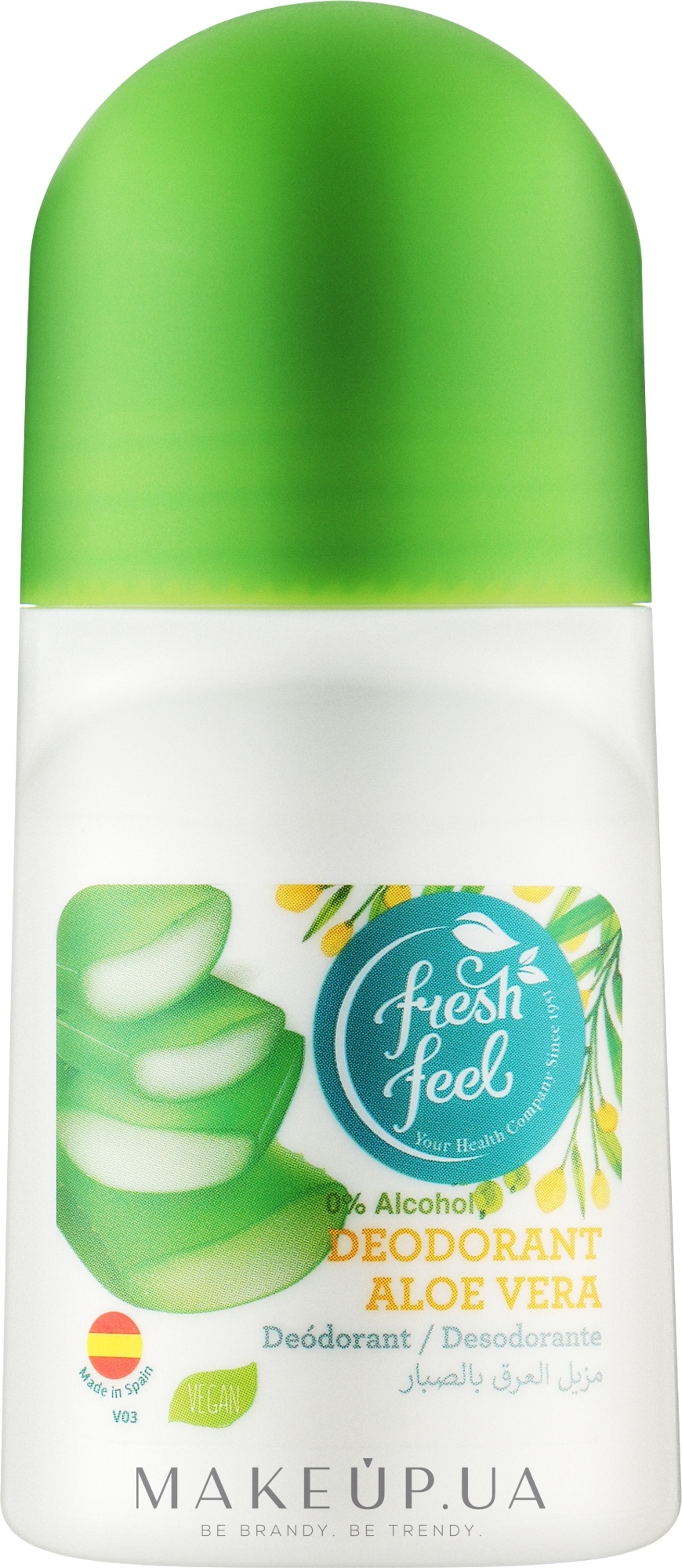Дезодорант кульковий "Aloe Vera" - Fresh Feel Deodorant — фото 75ml