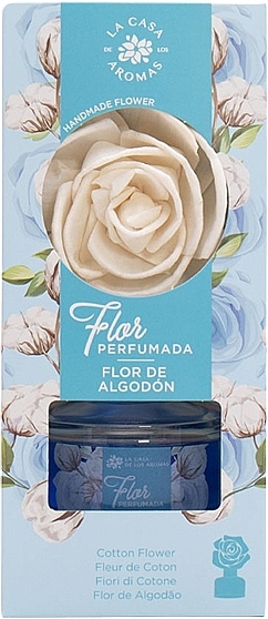 Аромадиффузор в виде цветка "Хлопок" - La Casa De Los Aromas Flor Cotton Flower — фото N2