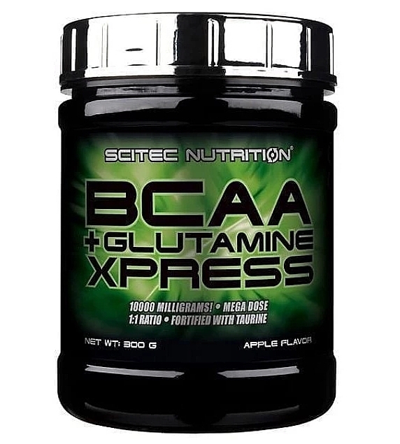 Аминокислота - Scitec Nutrition BCAA + Glutamine XPress Apple — фото N1