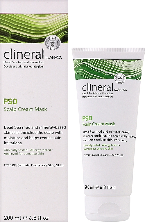 Крем-маска для кожи головы - Ahava Clineral Pso Scalp Cream Mask — фото N2