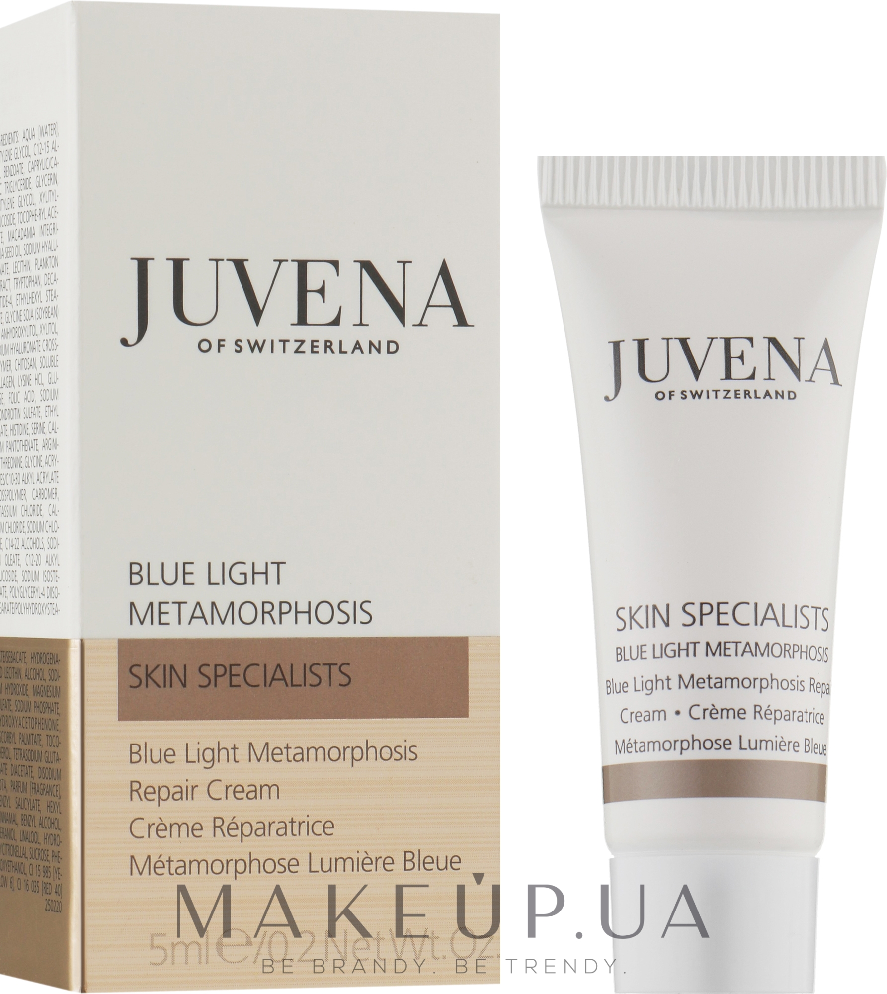 Крем для обличчя освітлювальний - Juvena Skin Specialists Blue Light Metamorphosis Cream (міні) — фото 5ml