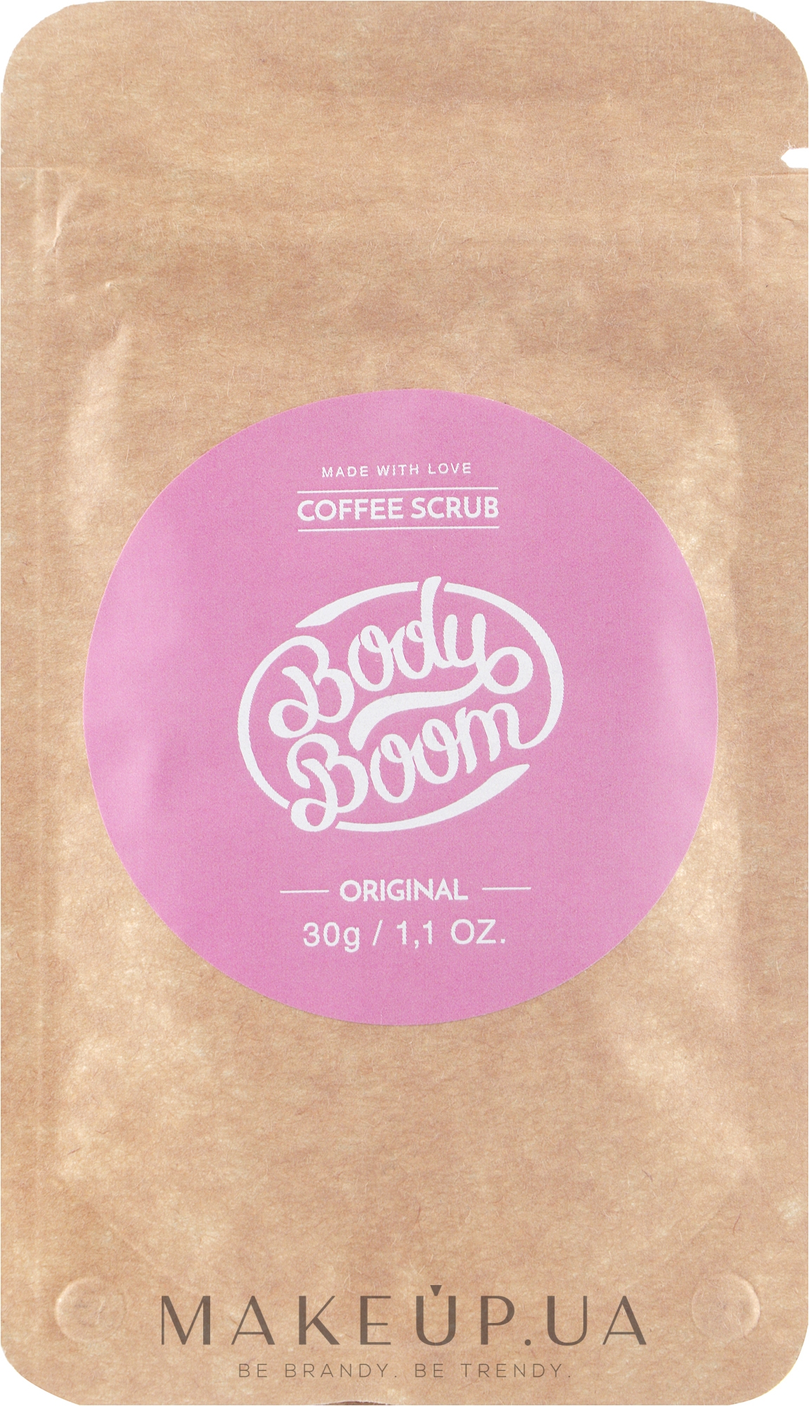 Кофейный скраб, оригинальный - BodyBoom Coffee Scrub Original — фото 30g