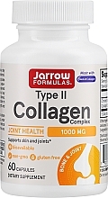Коллагеновый комплекс 2 типа, 500 мг, 60 капсул - Jarrow Formulas Type II Collagen Complex — фото N1