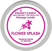 Парфумерія, косметика Масажна свічка - Pauline's Candle Flower Splash Manicure & Massage Candle