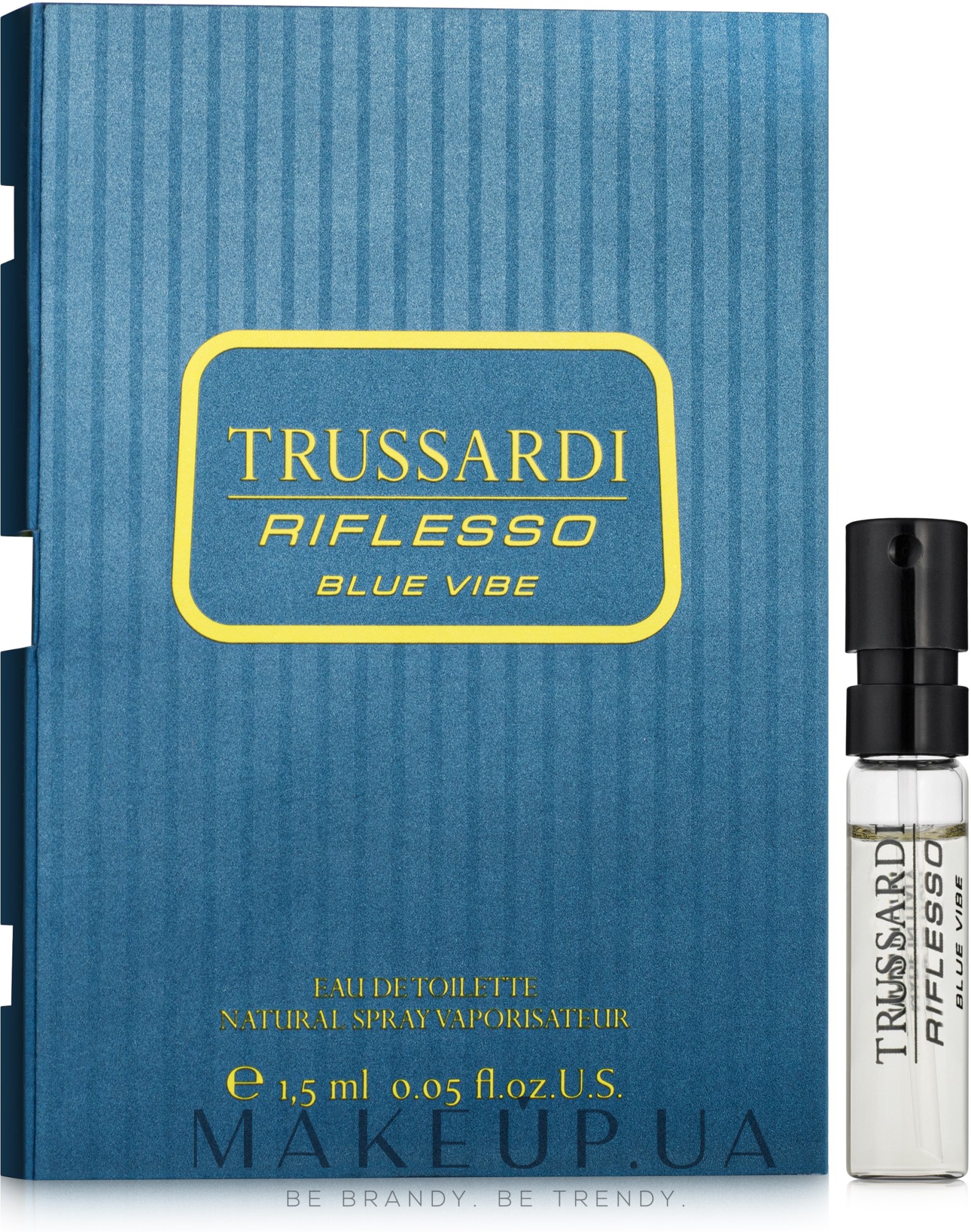 Trussardi Riflesso Blue Vibe - Туалетна вода (пробник) — фото 1.5ml